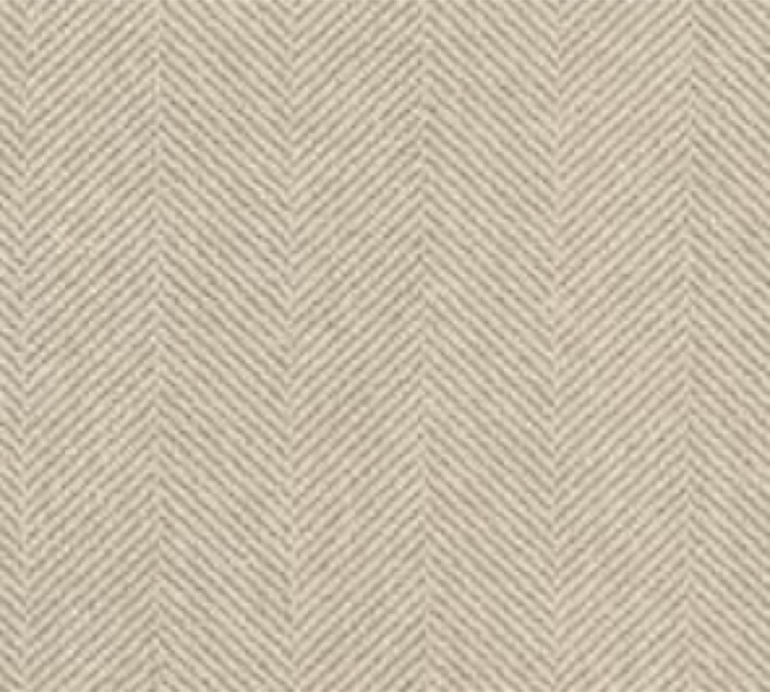 A beige and ivory herringbone upholstery fabric