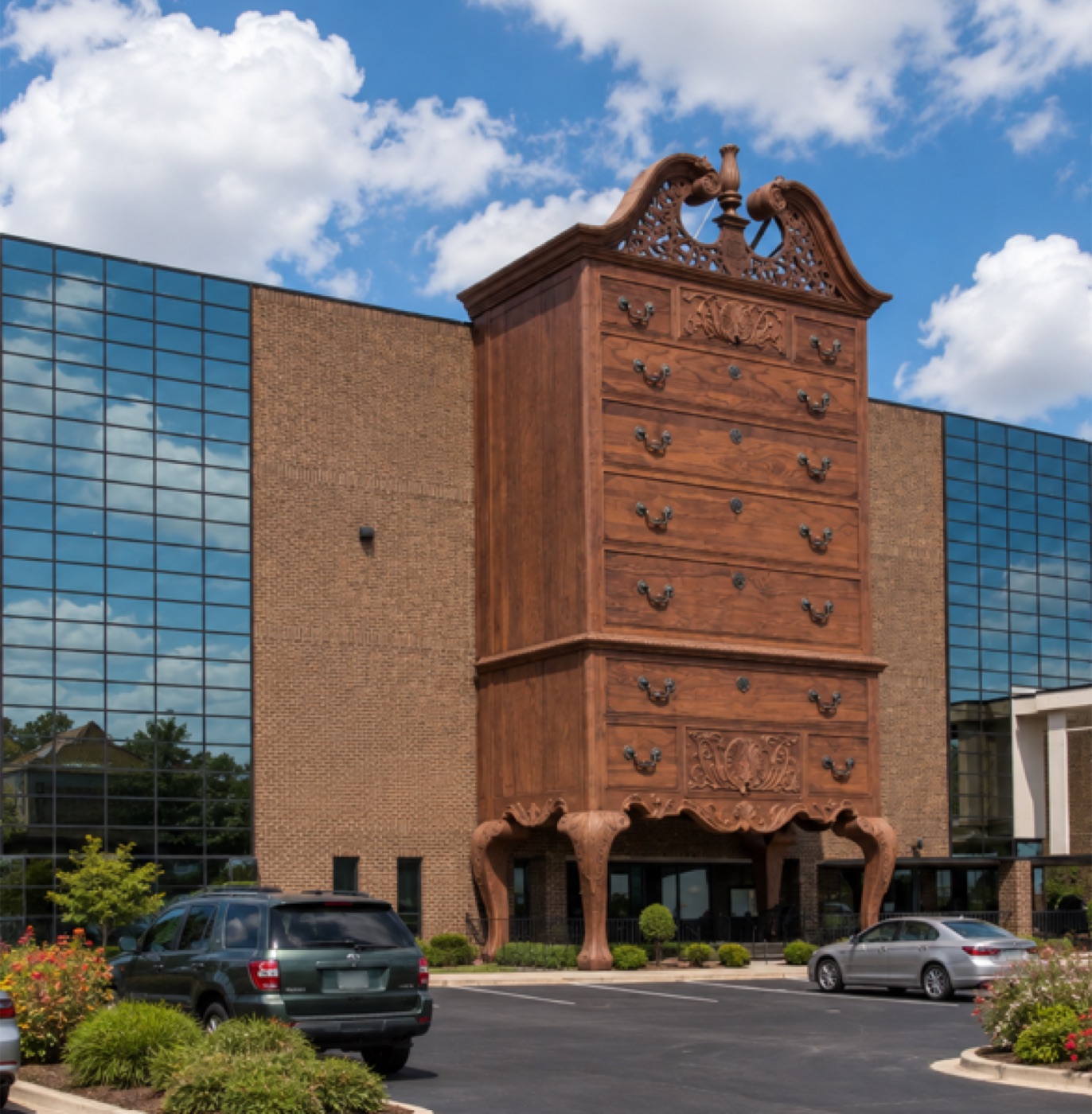 Furnitureland South, the world's largest furniture store near High Point, North Carolina