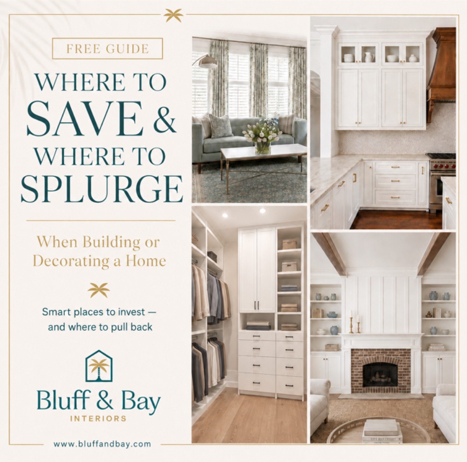 Where to save and where to splurge when building or decorating a home in Bluffton